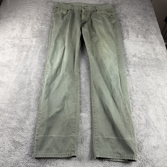 Levi's Other - Levis 581 64 Straight Regular Fit Jeans Mens 36x31 Green Mid Rise